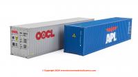4F-028-170 Dapol 40ft Hi Cube Container Set (2) OOCL/APL